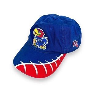 Starter Kansas Jayhawks Embroidered Strapback Hat Adult‎ OS Adjustable